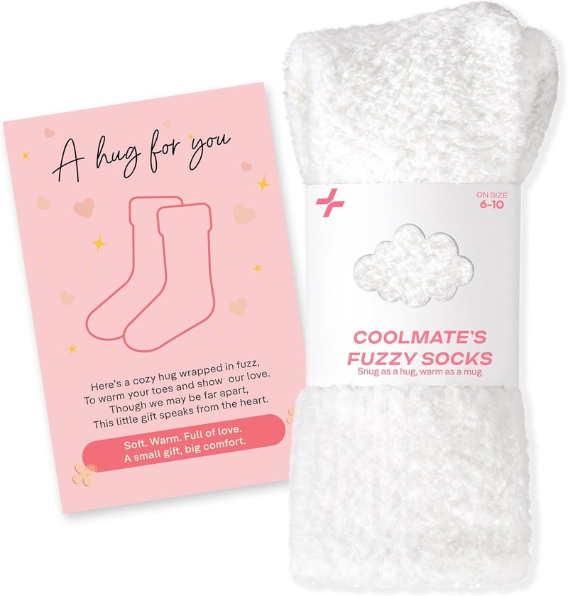 CoolMate Store GLOBAL Fuzzy Socks for Women Valetines Gift Box, Cozy, Soft, Stocking Stuffers, Comfy Cloud-Like Socks for Spa,Home - Image 1
